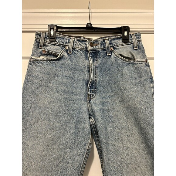 Vintage 1997 Levis 550 Relaxed Fit Orange Tab Made In USA Jeans Mens 34 X 30 - Picture 3 of 9